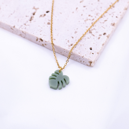 MONSTERA HALSKETTE | GREEN
