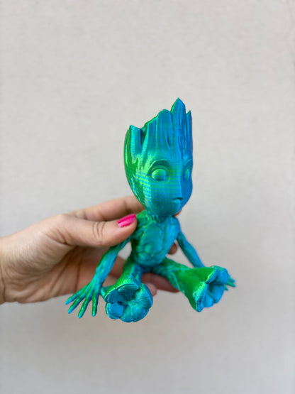 GROOT BLUE & GREEN | Guardians of the galaxy Blumentopf aus dem 3D Drucker