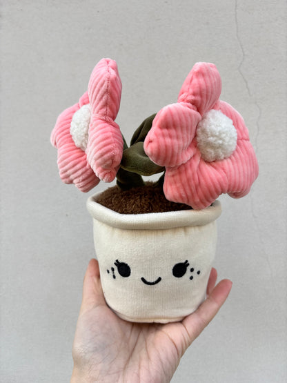 BLUMI ROSA| Blumen Plüschpflanze