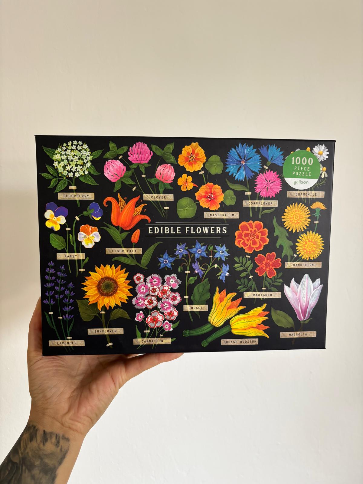 ESSBARE BLÜTEN | Pflanzenpuzzle mit