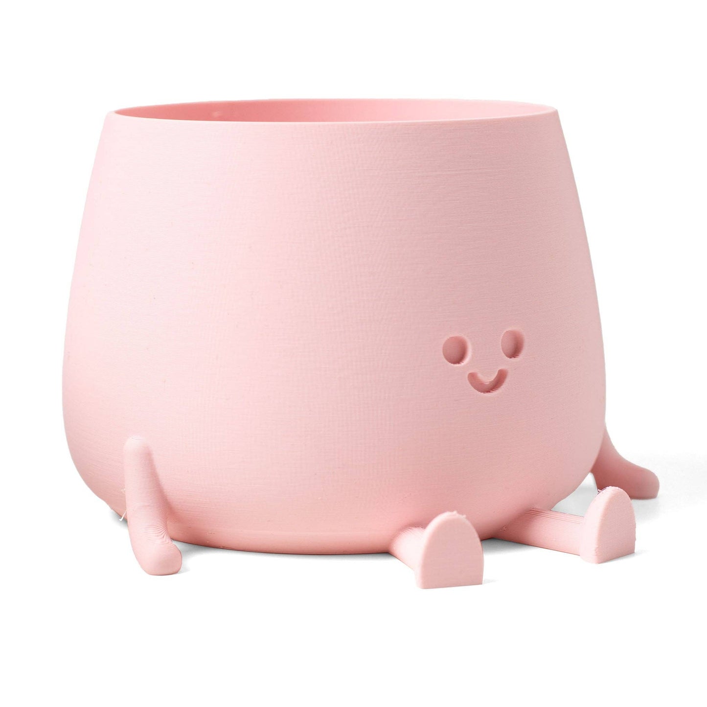 HAPPY POT PEACH PINK | 3D printed flowerpot