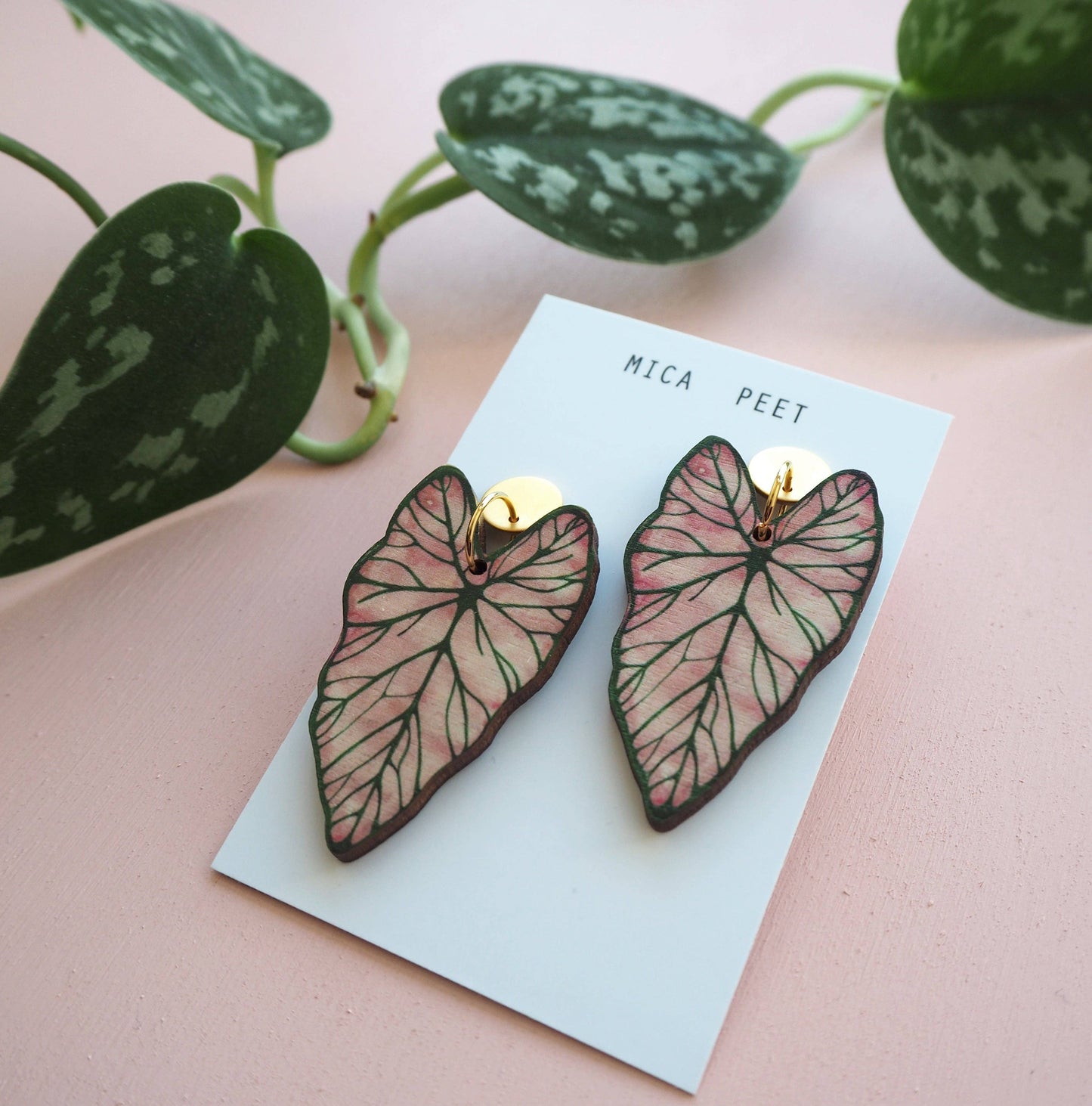 CALADIUM OHRRINGE | GOLD