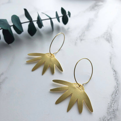 GÄNSEBLÜMCHEN CREOLEN | GOLD