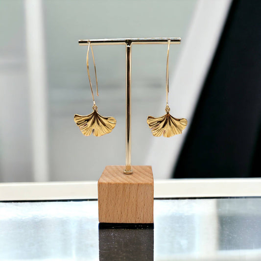 GINGKO | Goldene Ohrringe