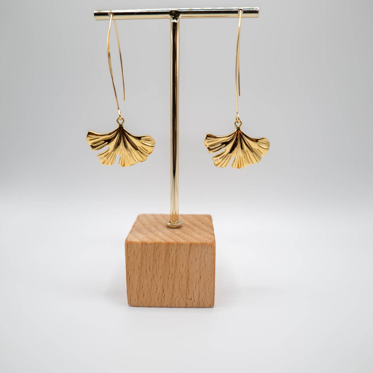 GINGKO | Goldene Ohrringe