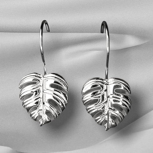 MONSTERA OHRRINGE | SILBER