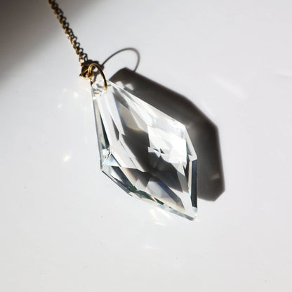 PRISM | Handmade suncatcher with large glass crystal