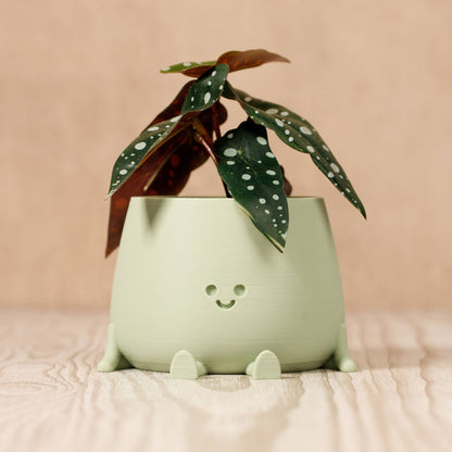 POT DE FLEURS POT HEUREUX | VERT SAUGE