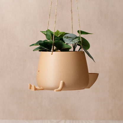 HAPPY POT WOODY | 3D-printed hanging basket