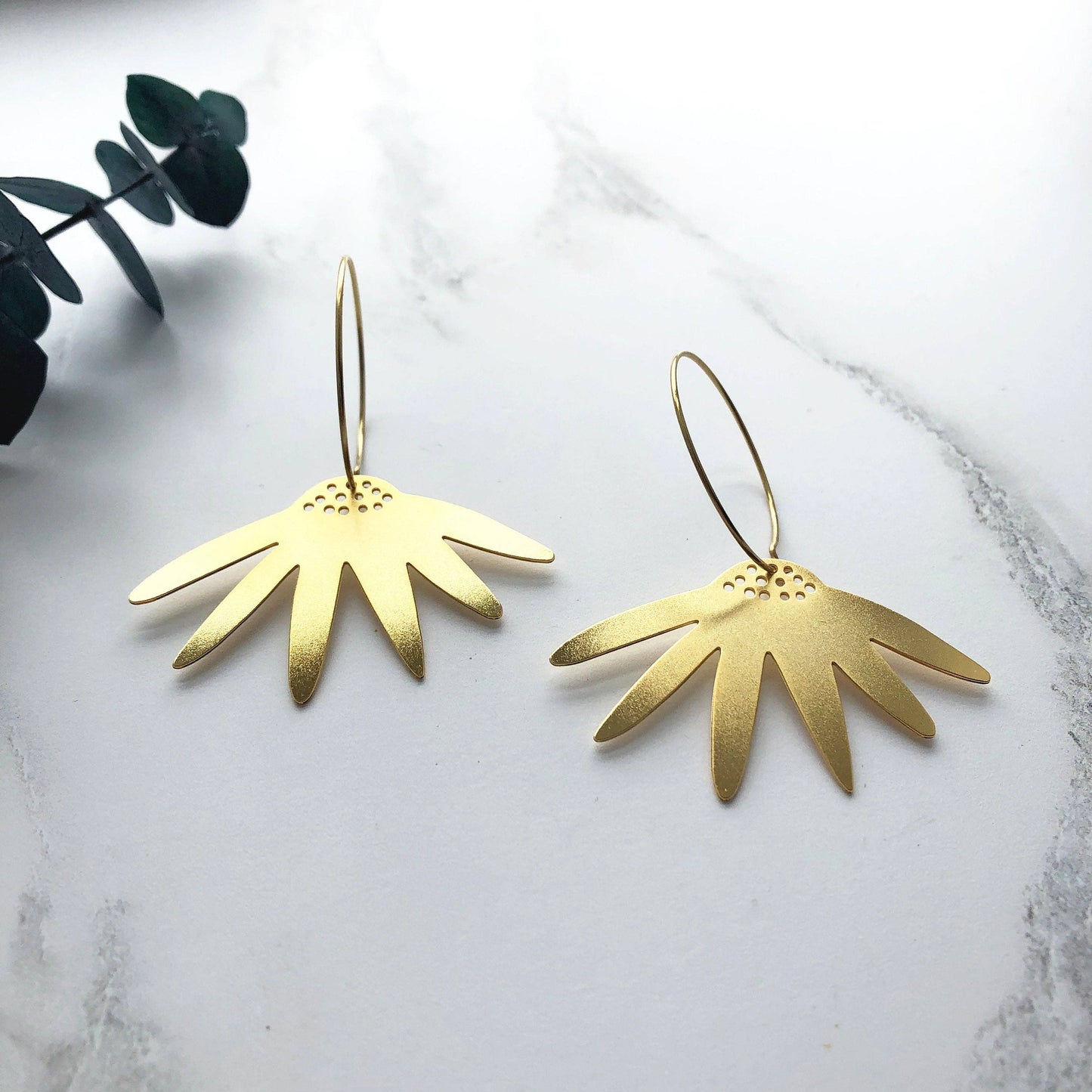 GÄNSEBLÜMCHEN CREOLEN | GOLD