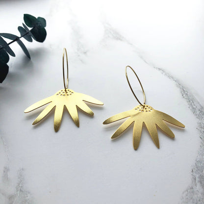 GÄNSEBLÜMCHEN CREOLEN | GOLD