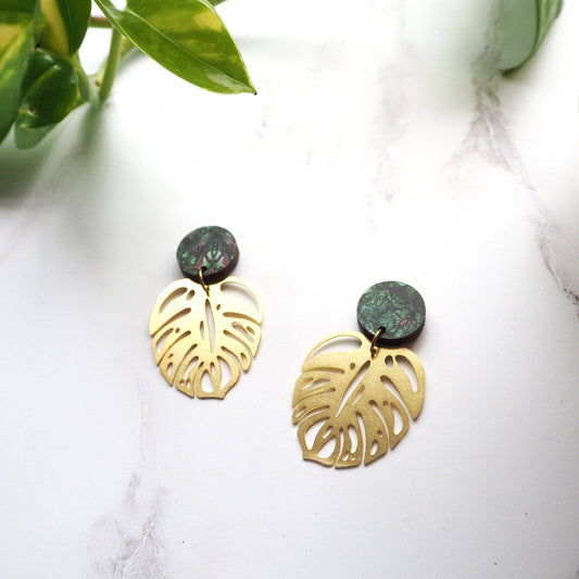 MONSTERA OHRRINGE | GOLD