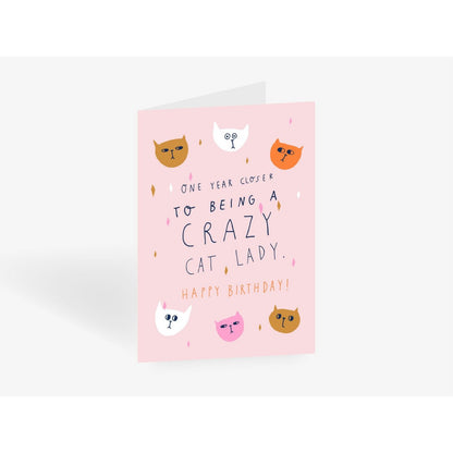 CRAZY CAT LADY | GRUßKARTE