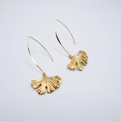 GINGKO | Goldene Ohrringe