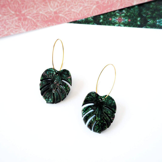 MONSTERA CREOLEN FOREST GREEN | GOLD