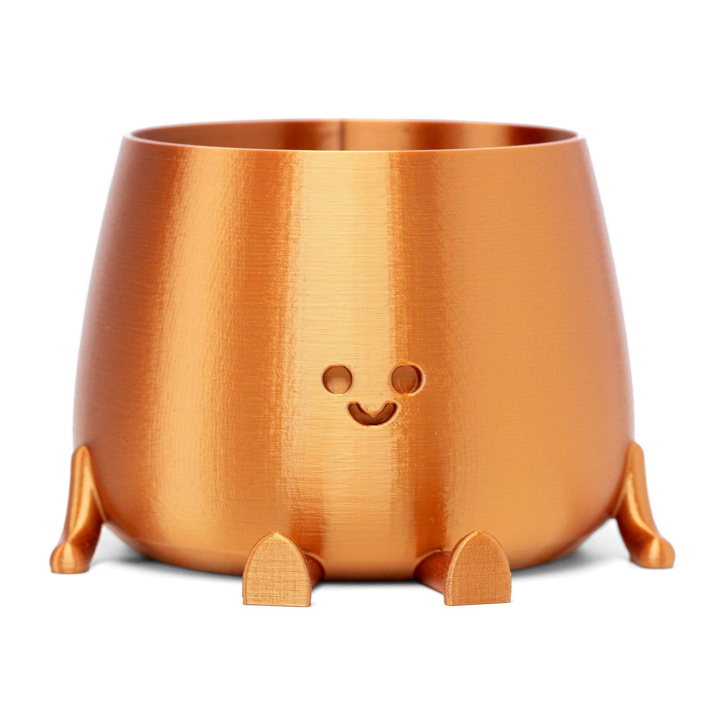 HAPPY POT COPPER | 3D-printed flowerpot