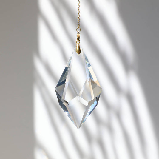 PRISM | Handmade suncatcher with large glass crystal