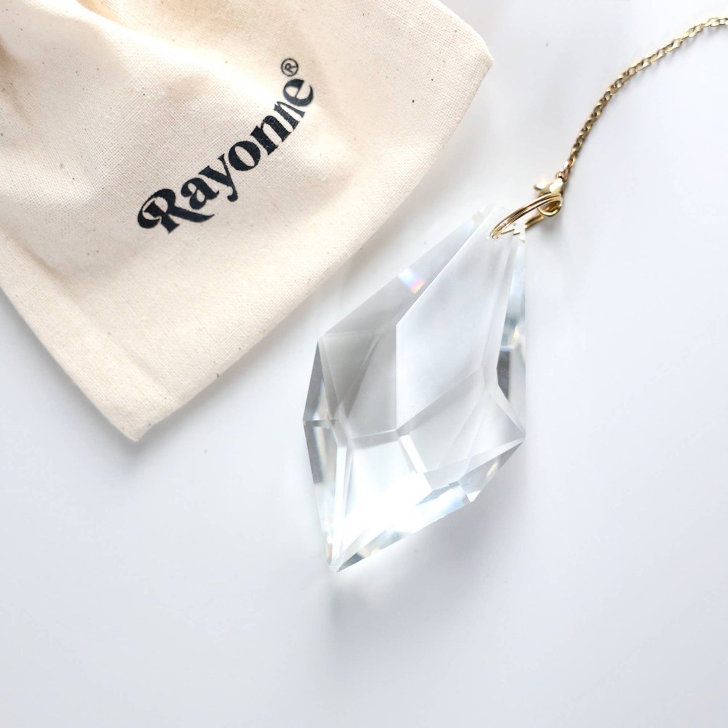 PRISM | Handmade suncatcher with large glass crystal