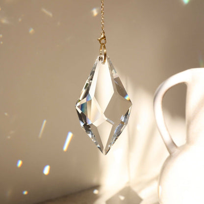 PRISM | Handmade suncatcher with large glass crystal