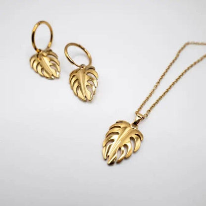 MONSTERA CREOLEN | Gold 18k