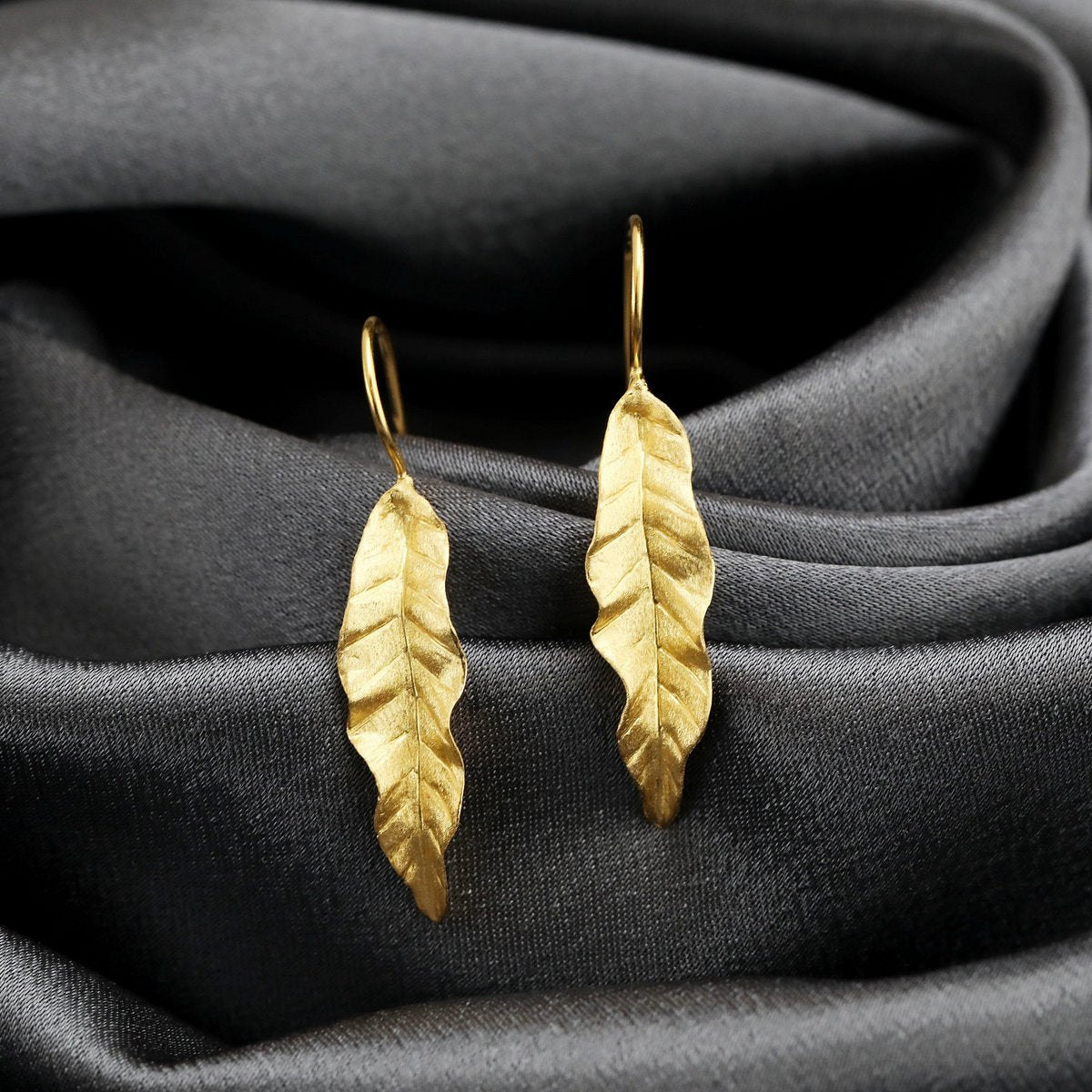 LEAF OHRRINGE | GOLD