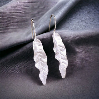 LEAF OHRRINGE | SILBER