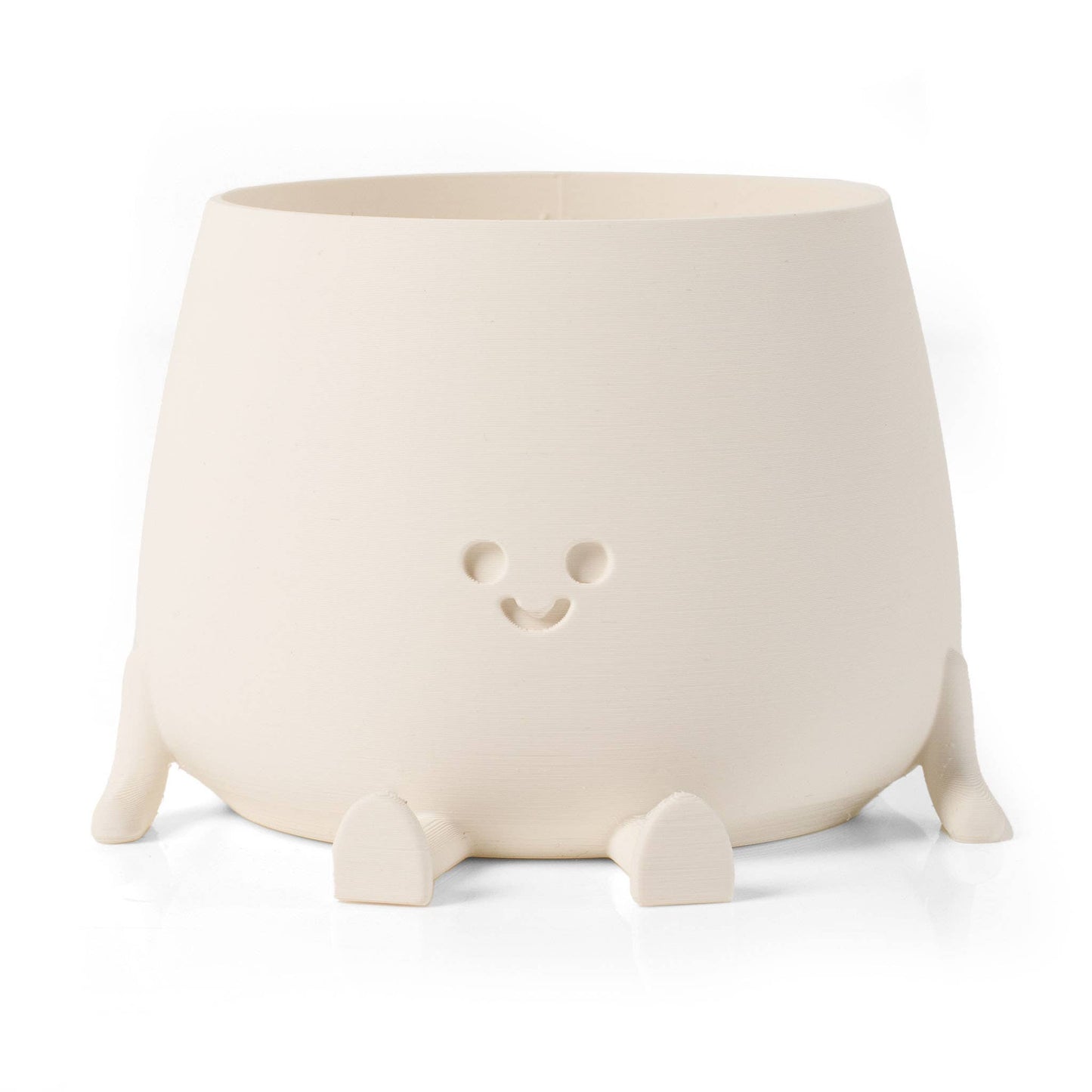 HAPPY POT MILKY | Flowerpot from the 3D printer