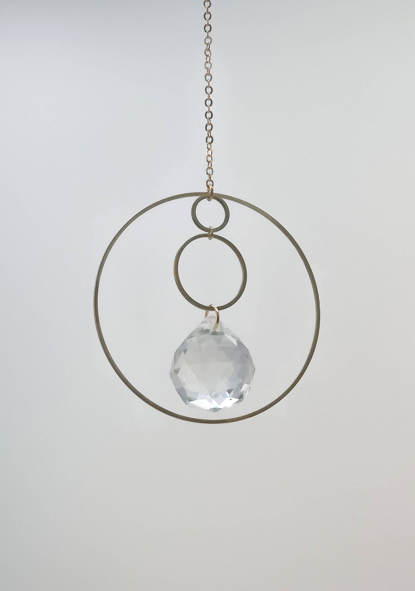 GEO | Handmade suncatcher with glass crystal