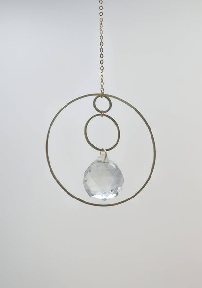 GEO | Handmade suncatcher with glass crystal