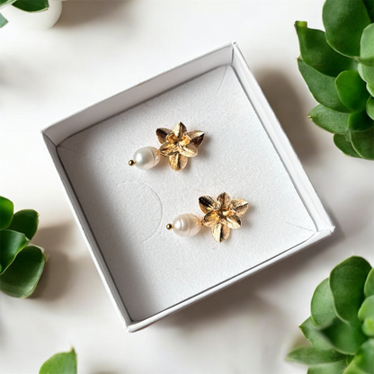 AMARYLLIS OHRRINGE | Gold