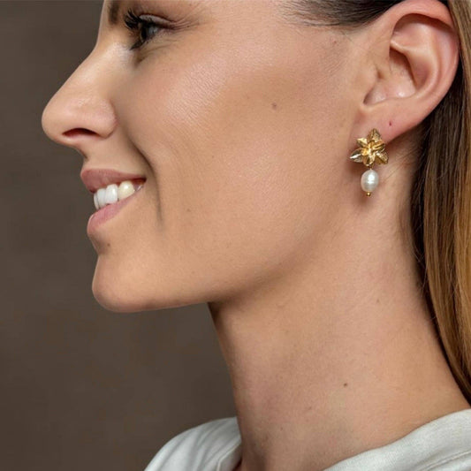 AMARYLLIS OHRRINGE | Gold