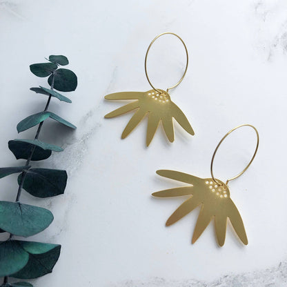 GÄNSEBLÜMCHEN CREOLEN | GOLD