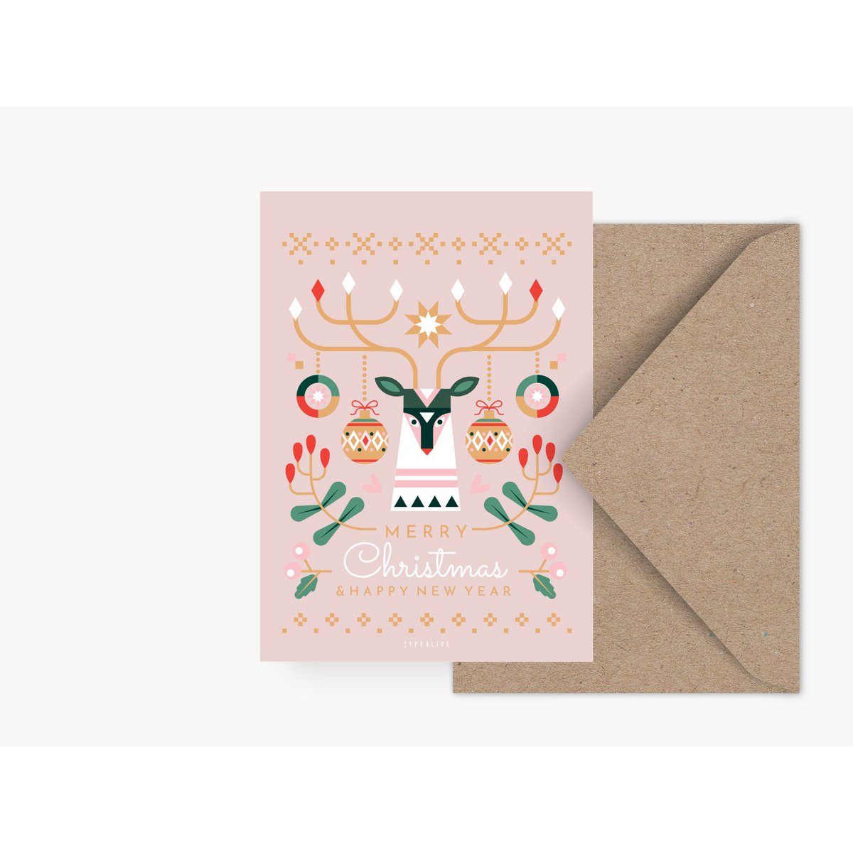 MERRY CHRISTMAS No. 1 | Weihnachtliche Postkarte