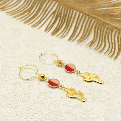 KAKTUS OHRRINGE | GOLD