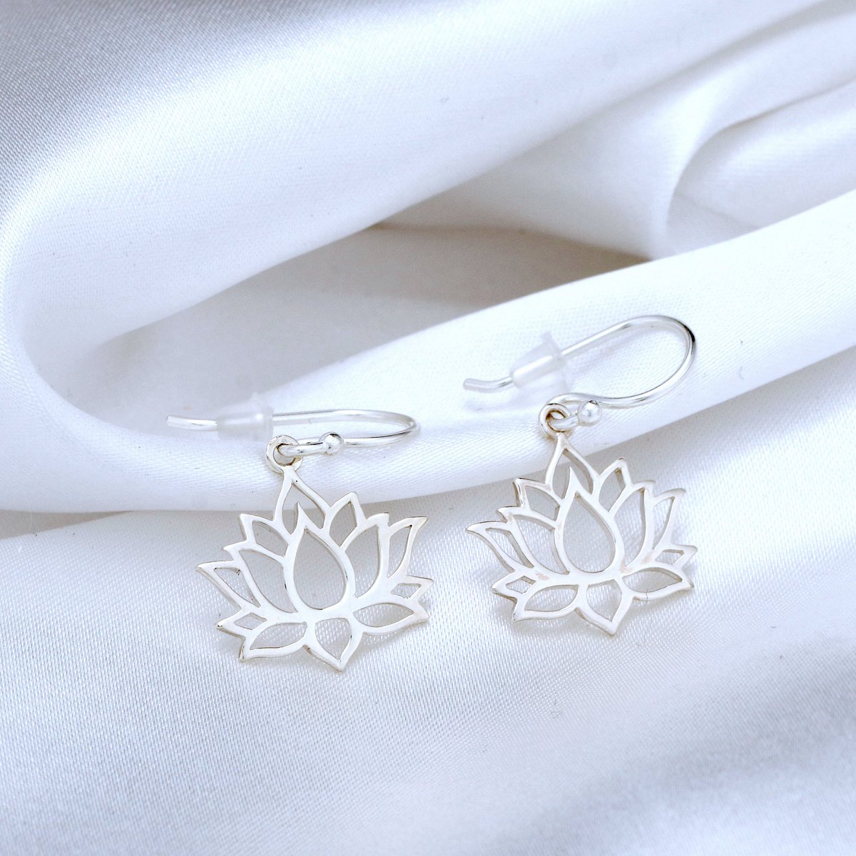 LOTUS EARRINGS | SILVER