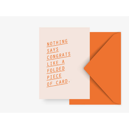 FOLDED CARD | GREETING CARD