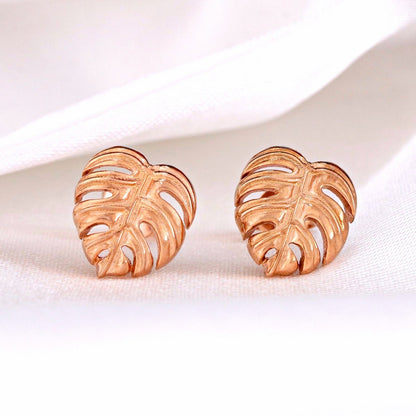 MONSTERA OHRSTECKER | ROSEGOLD