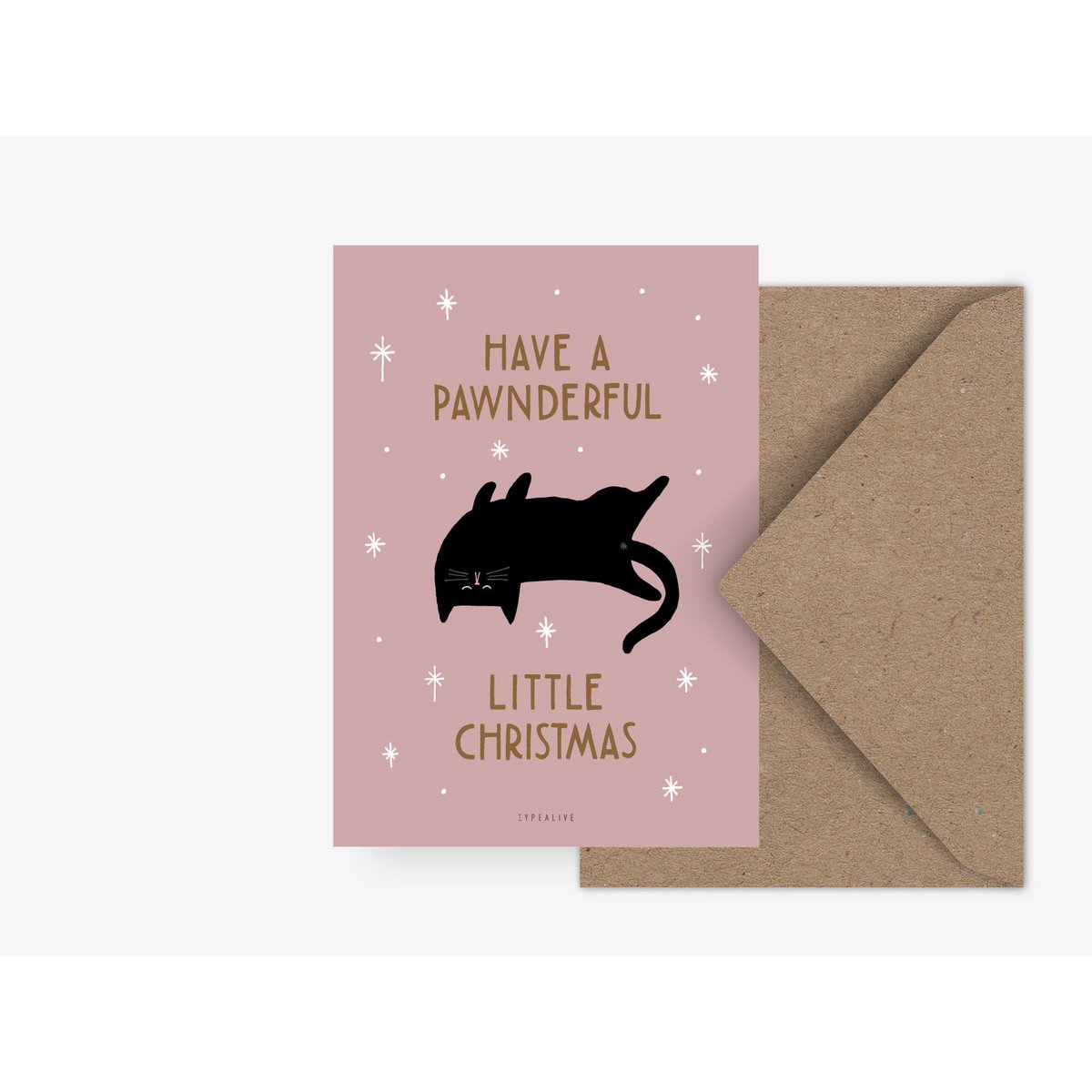 PAWNDERFUL CHRISTMAS | Weihnachtliche Katzen Postkarte