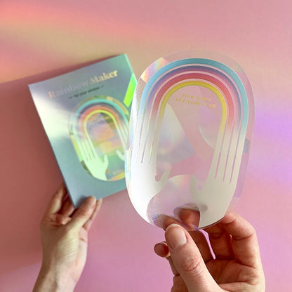 RAINBOW | Suncatcher Sticker für Regenbögen