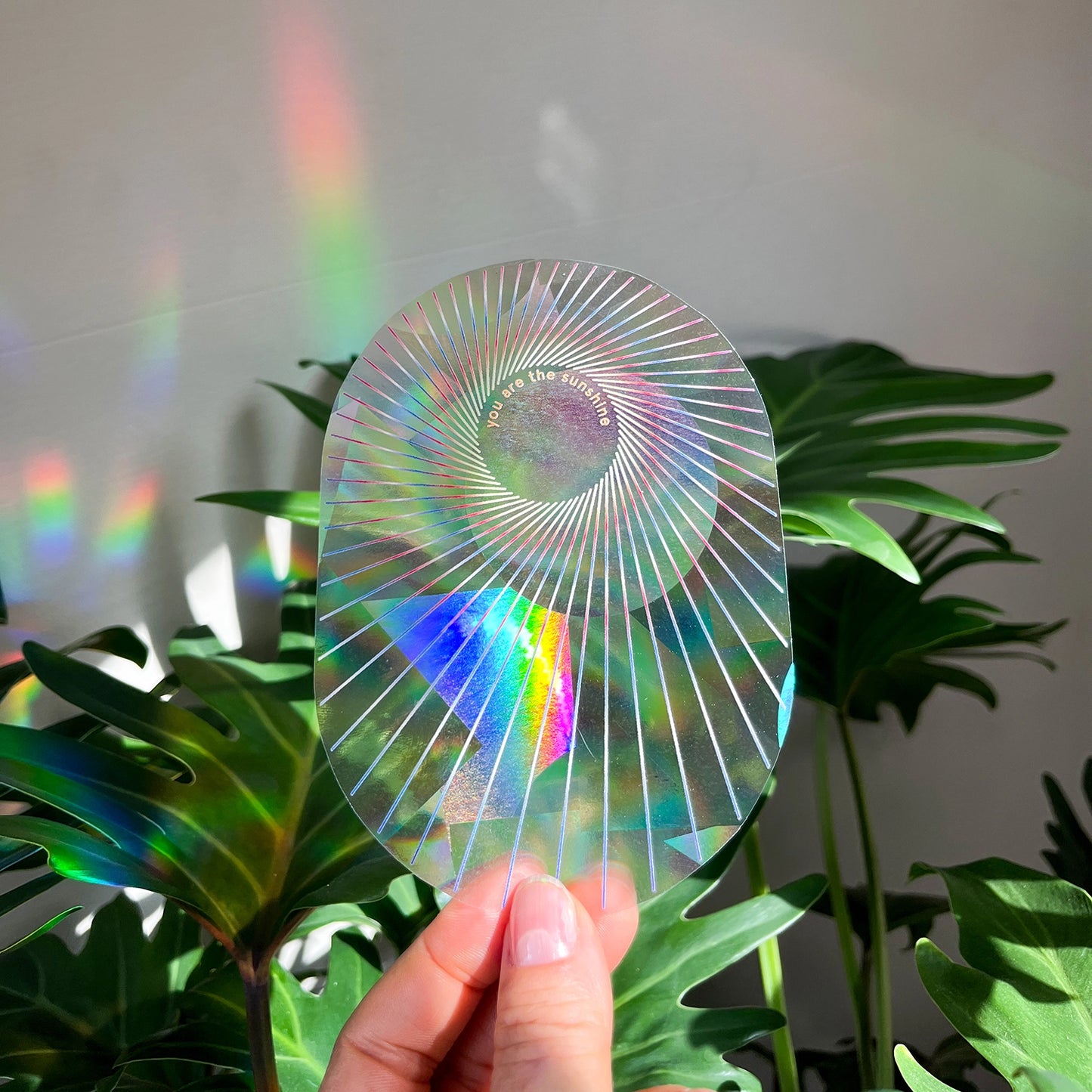 SUNSHINE | Suncatcher Sticker für Regenbögen