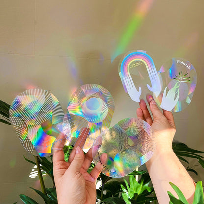 RAINBOW | Suncatcher Sticker für Regenbögen